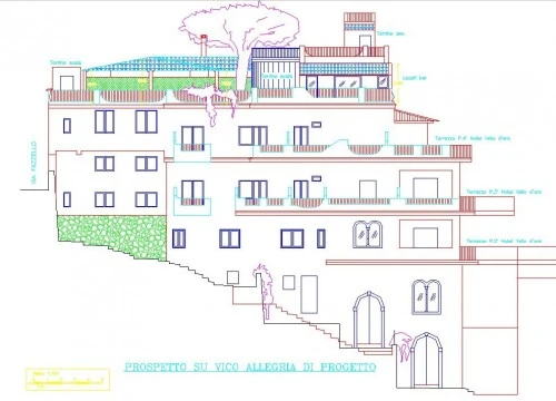 Redazione Di Piante Prospetti E Sezioni Per Progetto Di Massima